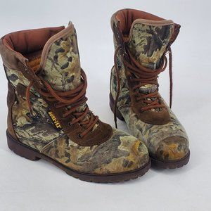 Rocky Gore-Tex Camo Waterproof Hunting Boot Wildcat Series Size 6 Women Lace-up
